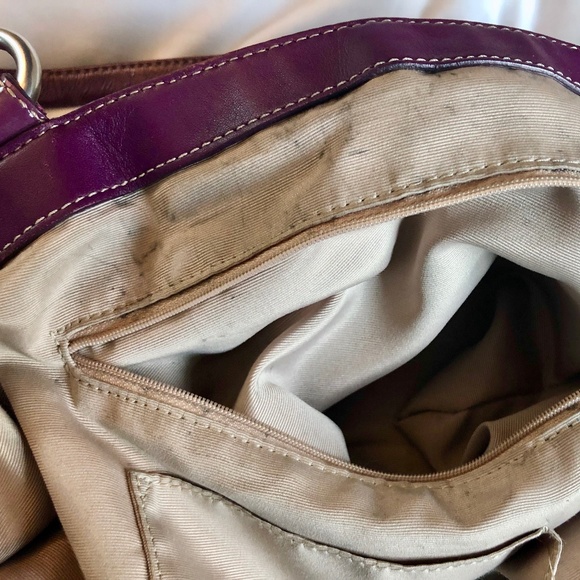 Coach XL Signature Glam Poppy Canvas/Leather - Picture 5 of 5